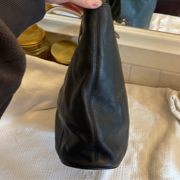 MICHAEL KORS -Jet Set black leather tote- EUC 🖤 - Picture 9 of 11